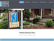 Tablet Screenshot of mediadental.com